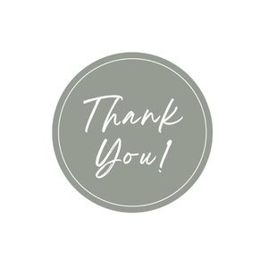 Thank You Sticker